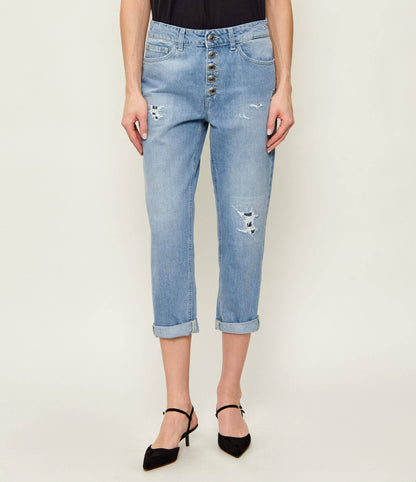 JEANS LOOSE KOONS BOTTONE GIOIELLO