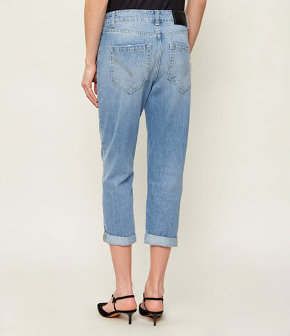 JEANS LOOSE KOONS BOTTONE GIOIELLO