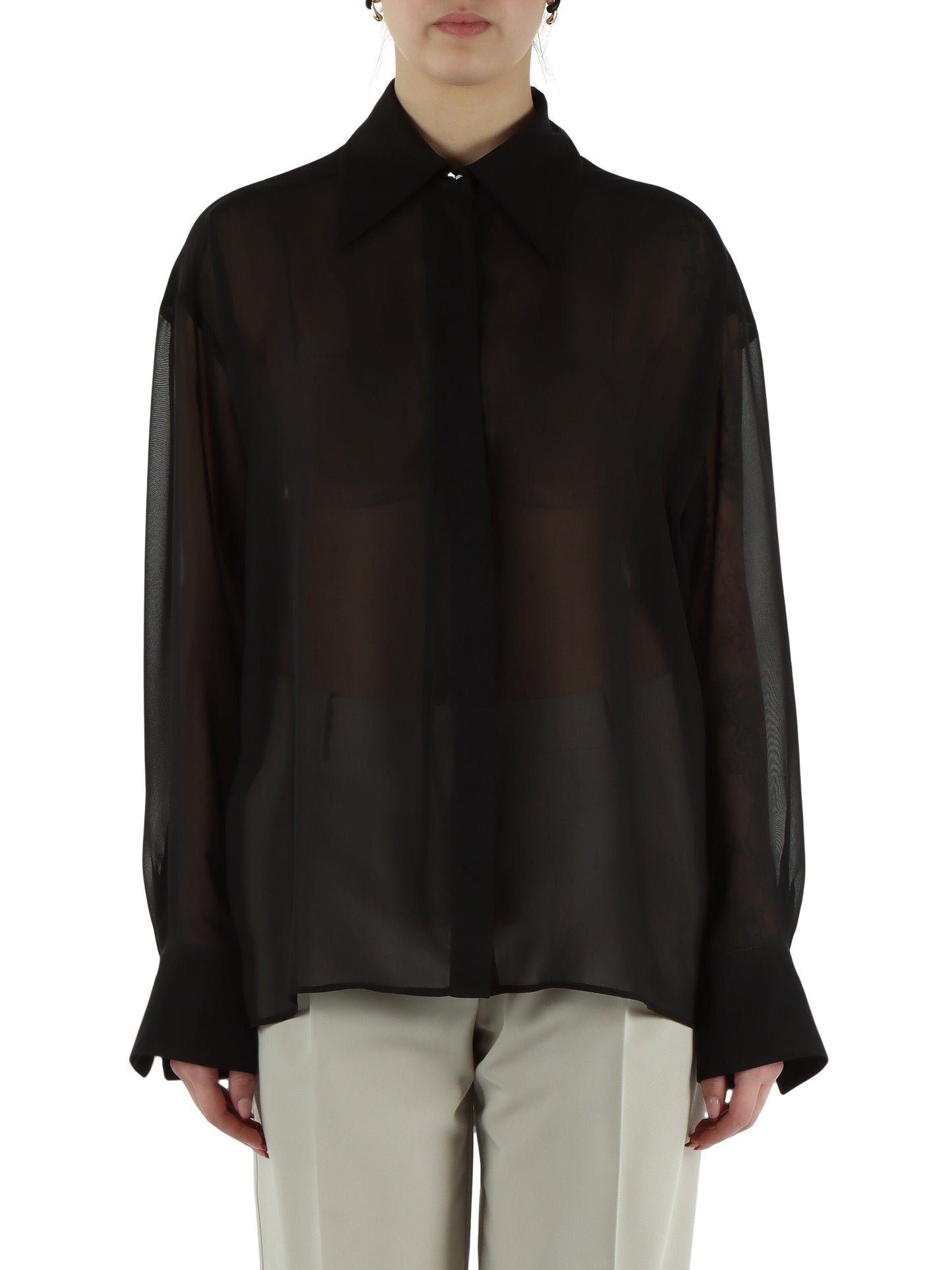 ANANAS CAMICIA CHIFFON